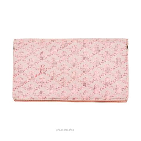 pink goyard wallet|goyard richelieu wallet.